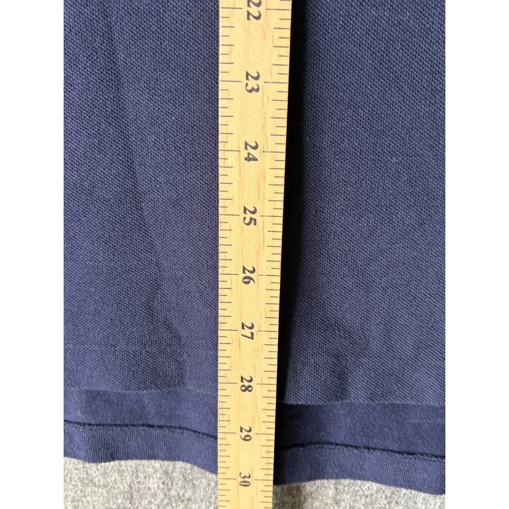 Polo Ralph Lauren Mens XL Custom Fit Navy Big Double Pony Crest Polo‎ Shirt IV